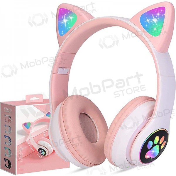 Cuffie wireless Cat Glow on-ear con microfono USB-C + 3,5 mm