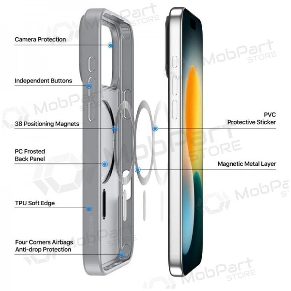 Custodia per Apple iPhone Air - Dux Ducis Yind (grigio)