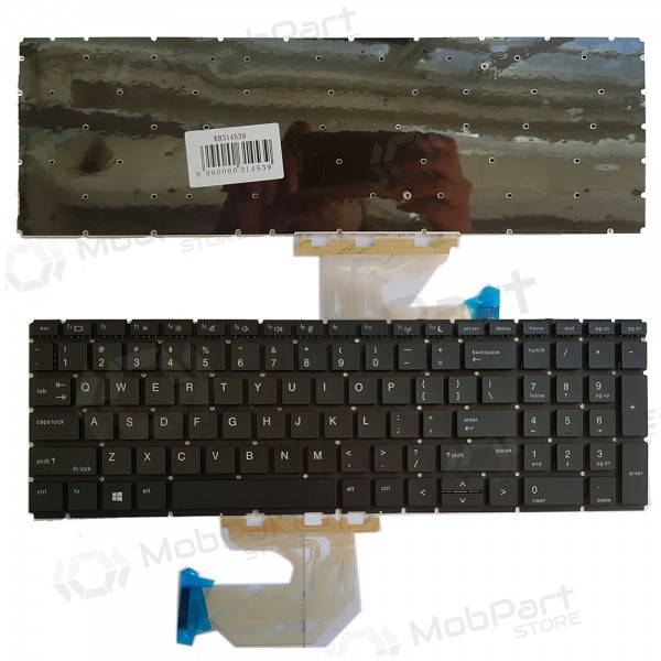 HP ProBook 450 G6, G7, 455 G6, G7, US tastiera