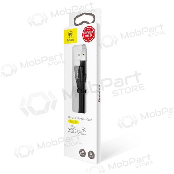 USB cavo Baseus lightning 0.23m (2A) (nero)