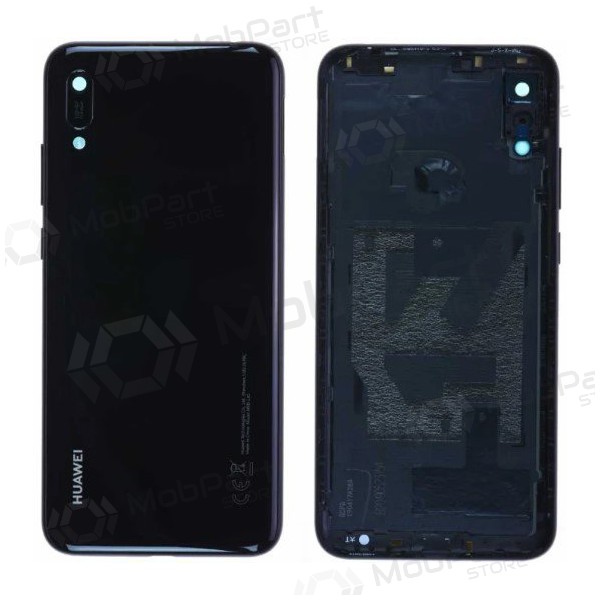 Huawei Y6 2019 / Y6 Pro 2019 / Y6 Prime 2019 coperchio batteria posteriore (nero) (usato grade C, originale)