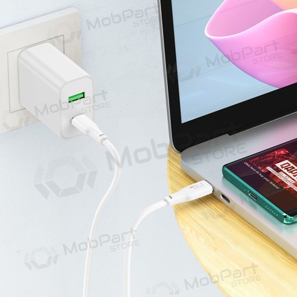 Cavo USB-C Hoco X93 USB-C a USB-C 1 m 100 W bianco