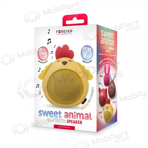 Altoparlante portatile Bluetooth Forever Sweet Animal Chicken Chicky ABS-100
