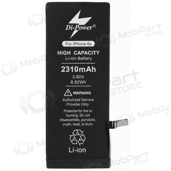 Batteria Apple iPhone 6s, accumulatore Di-Power 2310 mAh (capacità aumentata)