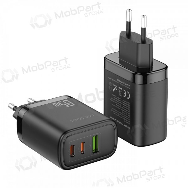 Caricatore Dux Ducis C110 2xPD + Quick Charge 3.0 (nero)