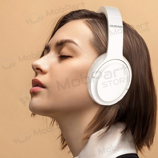 Cuffie wireless con microfono Dudao X22Pro Bluetooth USB-C bianche