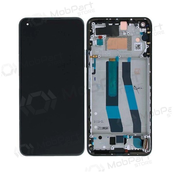 Xiaomi 11 Lite 5G NE schermo / display (nero) (con una cornice) (originale)