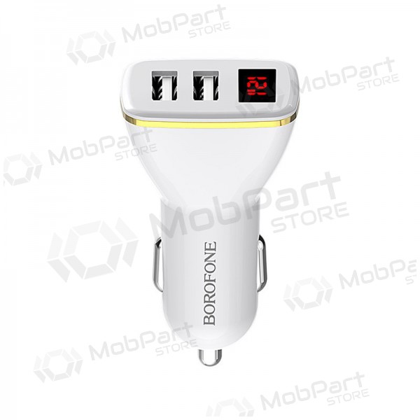Caricatore automobilinis Borofone BZ11 x 2 USB (2.1A) (nero)