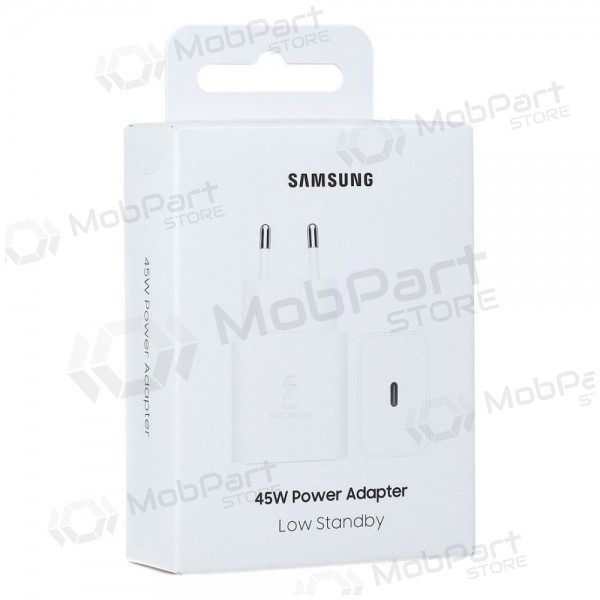Caricabatterie per telefono Samsung EP-T4511NWEGEU 45 W USB-C bianco