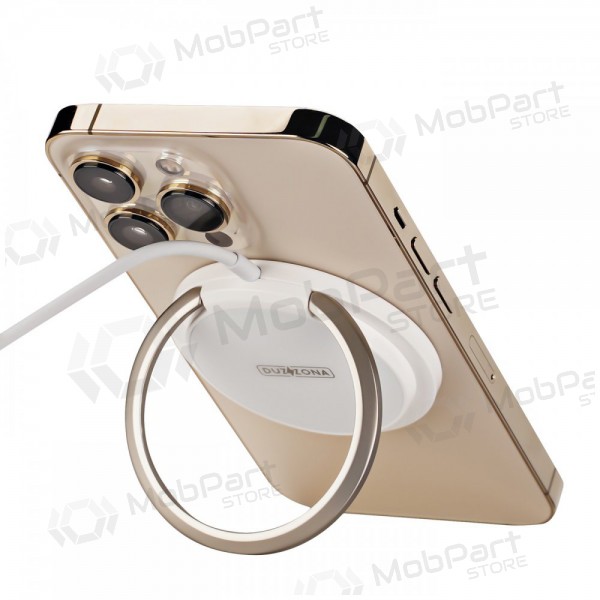 Caricatore senza fili DUZZONA W1 MagSafe 15W (bianca)