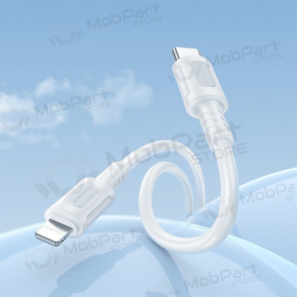 Cavo Lightning Borofone BX111 da USB-C a Lightning 1 m PD 27 W bianco