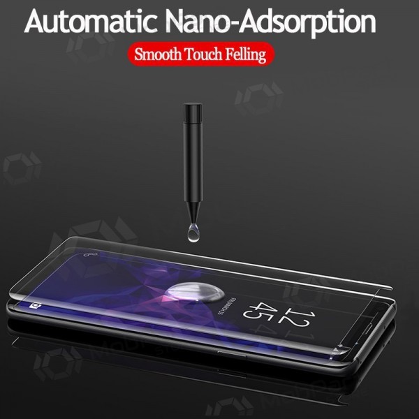 LCD apsauginis stikliukas Nano Optics 5D UV Glue Samsung S928 S24 Ultra lenktas trasparente