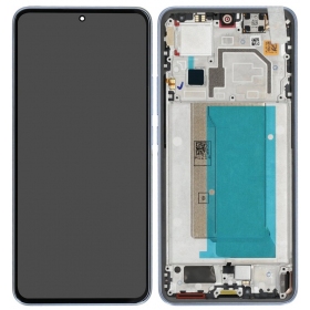 Xiaomi 13T, 13T Pro schermo / display (blu) (con una cornice) (originale)
