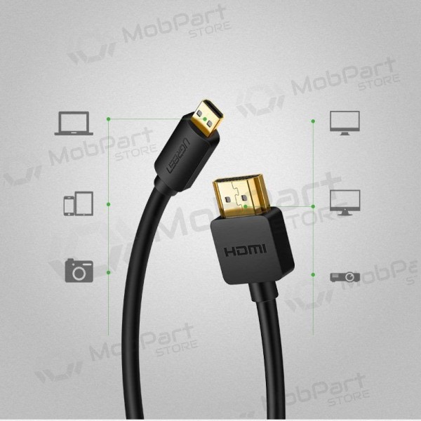 Cavo HDMI Ugreen HD127 HDMI a Micro HDMI 1.5 m 4K 60 Hz nero
