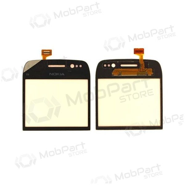 Nokia e6 vetro touch (con cornice) (nero)