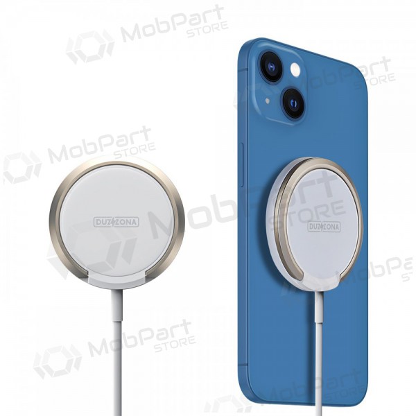 Caricatore senza fili DUZZONA W1 MagSafe 15W (bianca)