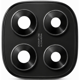 Vetro fotocamera Xiaomi Redmi Note 14 Pro 5G con cornice (nero)