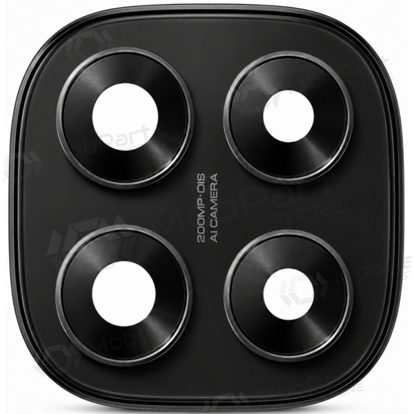 Vetro fotocamera Xiaomi Redmi Note 14 Pro 5G con cornice (nero)