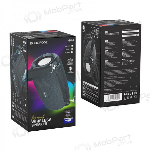 Bluetooth altoparlante portatile Borofone BR4 (nero)