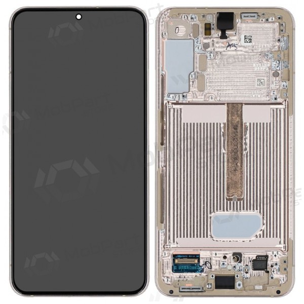 Samsung Galaxy S22+ schermo / display (bianca / azzurro) (con una cornice) (originale) Samsung Galaxy S22+ schermo / display (bianca / azzurro) (con una cornice) (originale)