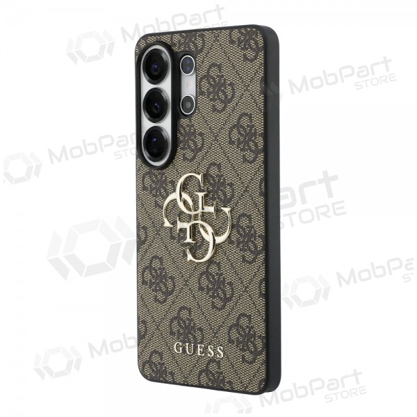 Custodia per Samsung Galaxy S26 Ultra - Guess PU 4G Metal Logo (marrone)