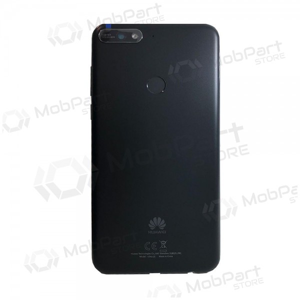 Huawei Y7 Prime 2018 coperchio batteria posteriore (nero) (usato grade B, originale)
