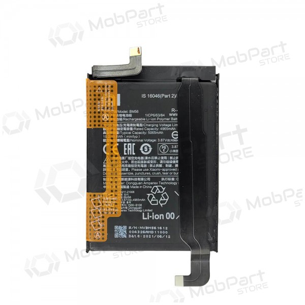 Xiaomi Poco F3 GT batteria, akumuliatorius (BM56) (originale) Xiaomi Poco F3 GT batteria, akumuliatorius (BM56) (originale)