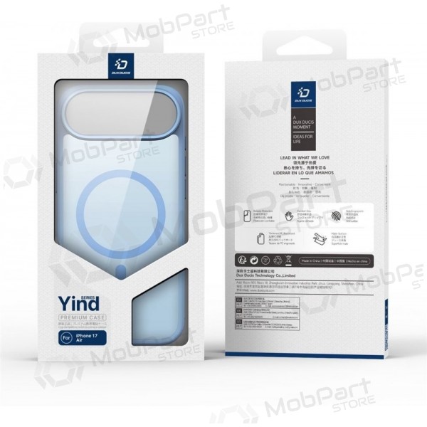 Custodia per Samsung Galaxy A17, A18 - Dux Ducis Yind (blu)