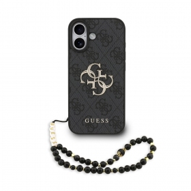 Custodia per Apple iPhone 17 - Guess PU 4G Metal Logo Strap