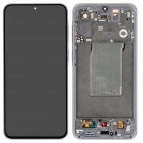 Schermo Samsung Galaxy A57 5G (grigio) (con cornice) (Premium)