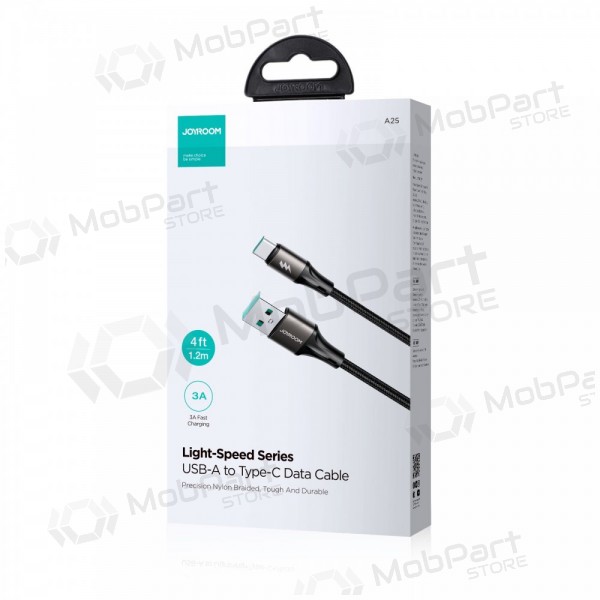 USB cavo Joyroom SA25-AC3 USB to USB-C 3A 2.0m nero