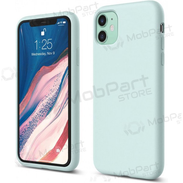 Custodia per Apple iPhone 14 Plus - Liquid Silicone (menta)