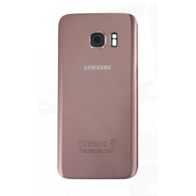 Samsung G930F Galaxy S7 coperchio batteria posteriore rosa (rose pink) (usato grade A, originale)