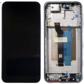 Schermo Xiaomi Redmi Note 15 Pro 5G (blu) (con cornice) (originale)