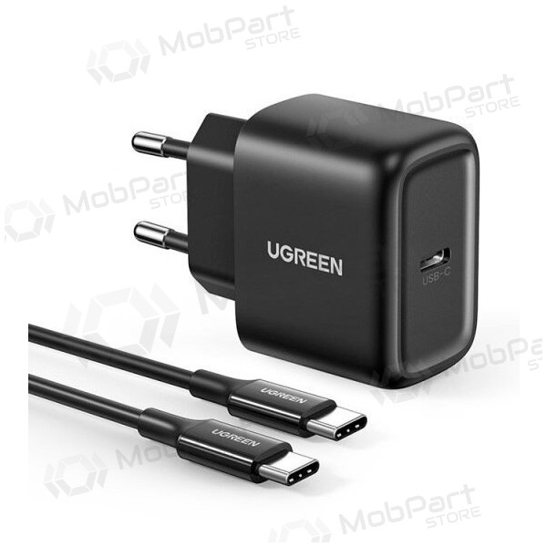 Caricabatterie per telefono Ugreen CD250 25 W USB-C nero