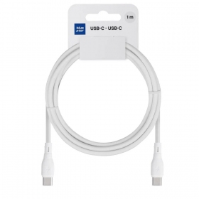 Cavo USB-C Blue Star PJ73-13-3 USB-C a USB-C 1 m 60 W bianco