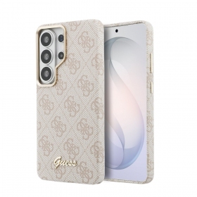Custodia per Samsung Galaxy S26 Ultra - Guess PU 4G Script Metal Logo Magnetic