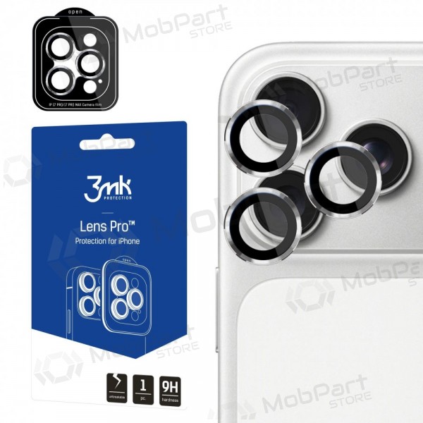 Apple iPhone 18 Pro, 18 Pro Max vetro temperato protettivo per fotocamera - 3MK Lens Pro (argento)