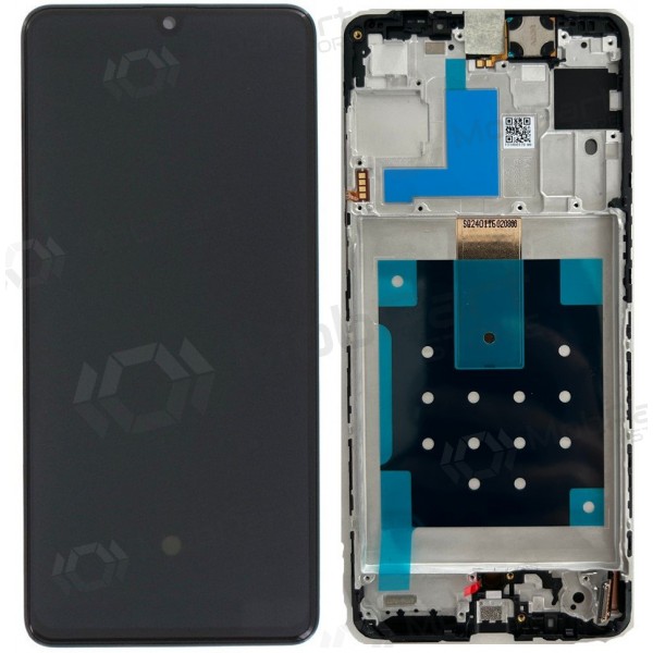 Schermo Samsung Galaxy M55 (nero) (con cornice) (OLED)
