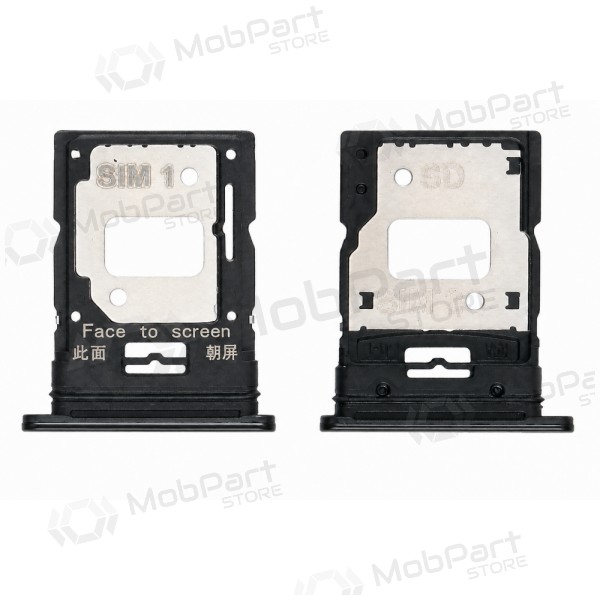 Supporto per scheda SIM Xiaomi Mi 11 Lite 4G / 5G / 5G NE 2021 (nero)