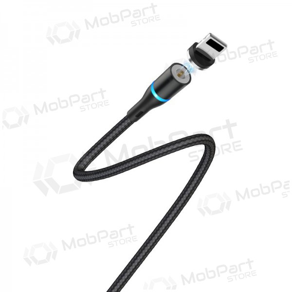 USB cavo Borofone BU16 Skill Magnetic Lightning 1.0m (nero)