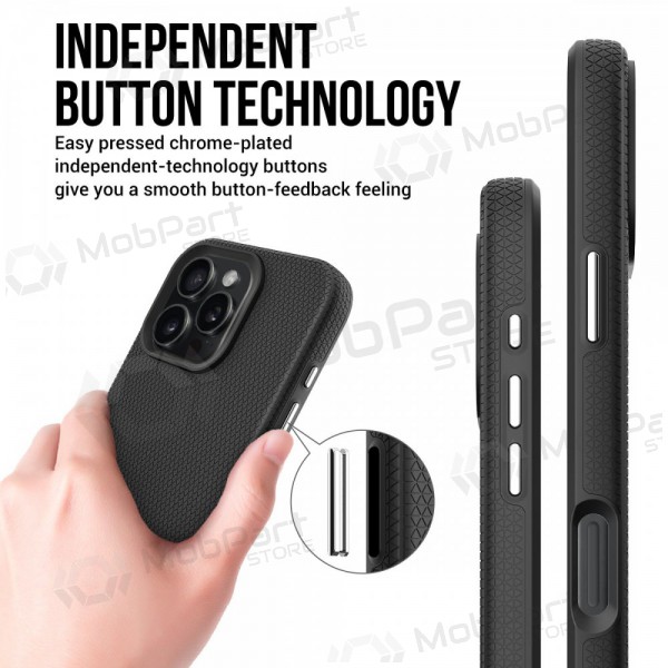 Apple iPhone 16 Plus custodia „Perfectionists“ (nero)