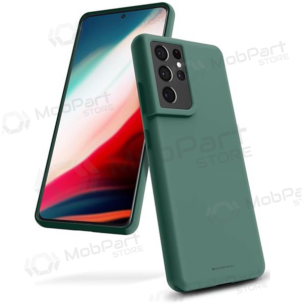 Custodia per Samsung Galaxy A15 Mercury - Silicone Case (verde scuro)