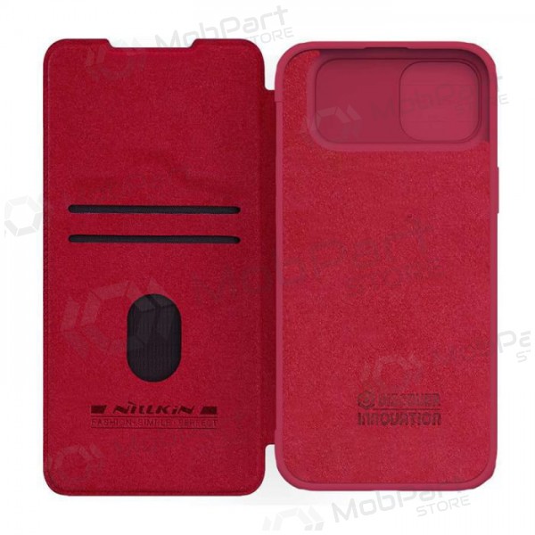 Custodia per Apple iPhone 14 - Nillkin Leather (rossa)