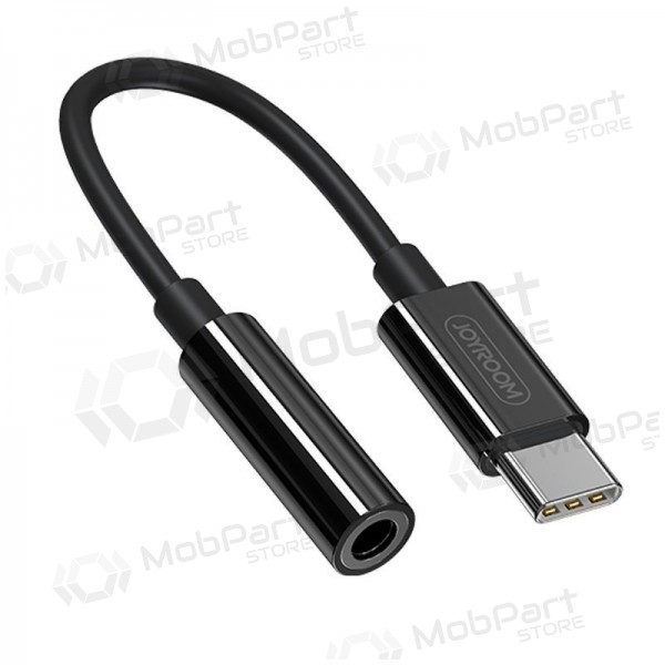Adattatore audio Joyroom SH-C1 USB-C a 3.5 mm nero.