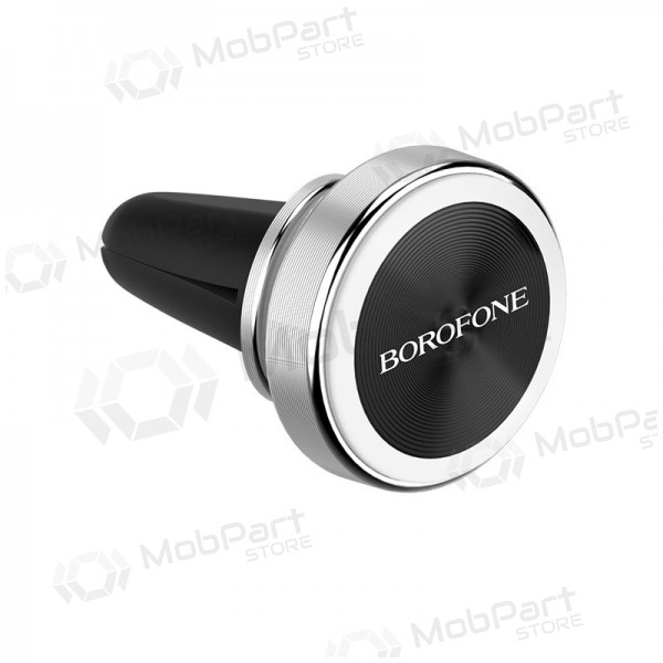 Automobilinis universale telefono laikiklis Borofone BH6, tvirtinamas ant ventiliacijos grotelių, magnetinis, nero