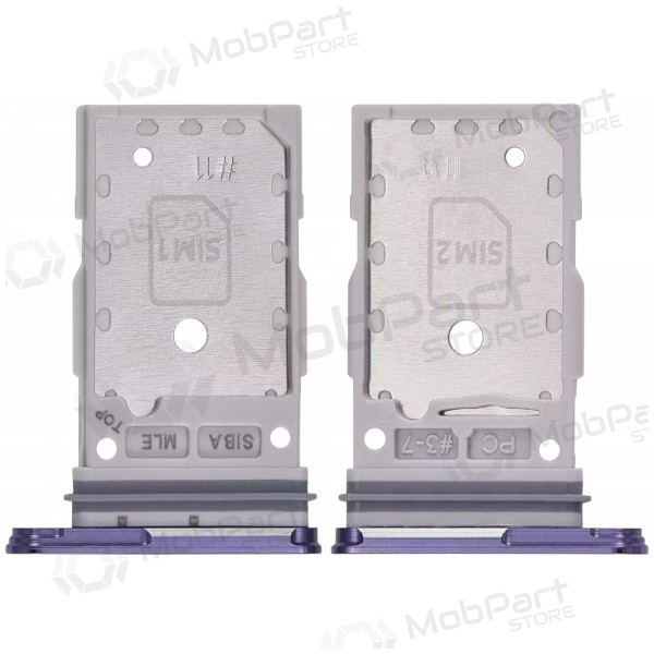 Supporto per scheda SIM Samsung Galaxy S24, S24+ (viola) (originale)