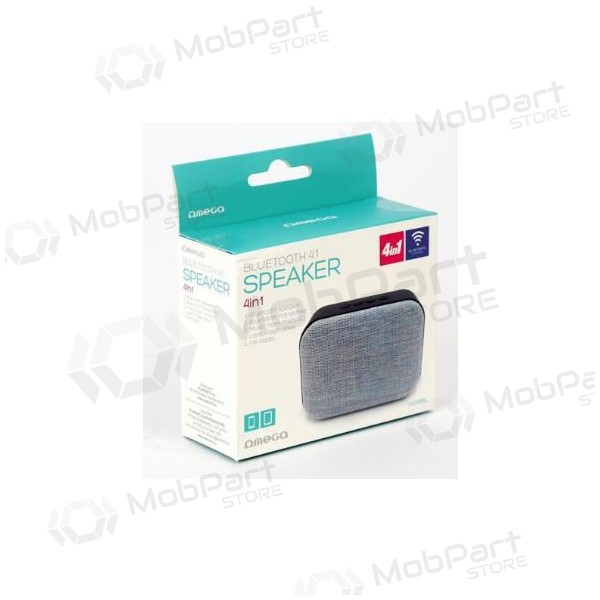 Bluetooth altoparlante portatile OMEGA OG58 (MicroSD, mani libere, AUX,FM) (grigio)