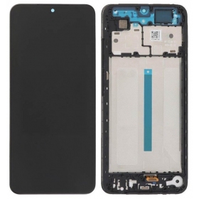 Ekranas Xiaomi Redmi A5 (Short Flex) su lietimui jautriu stikliuku e rėmeliu Black originale (service pack)