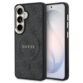 Custodia Samsung Galaxy S26 - Guess PU Leather 4G Gold Frame Magnetic (marrone)